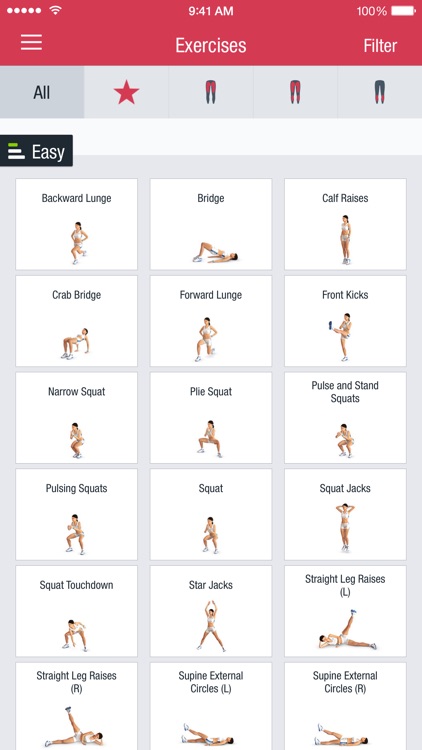 Runtastic Leg Trainer Workouts